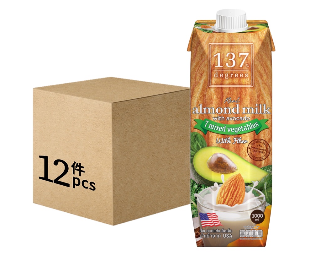 Almond Milk with Avocado Mixed Vegetables 1L (12 packs)