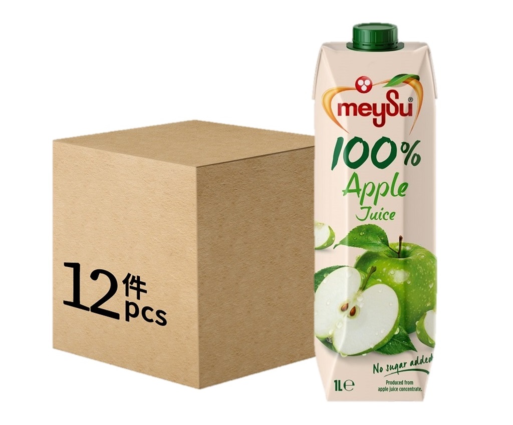 100% 蘋果汁 1L (12盒)