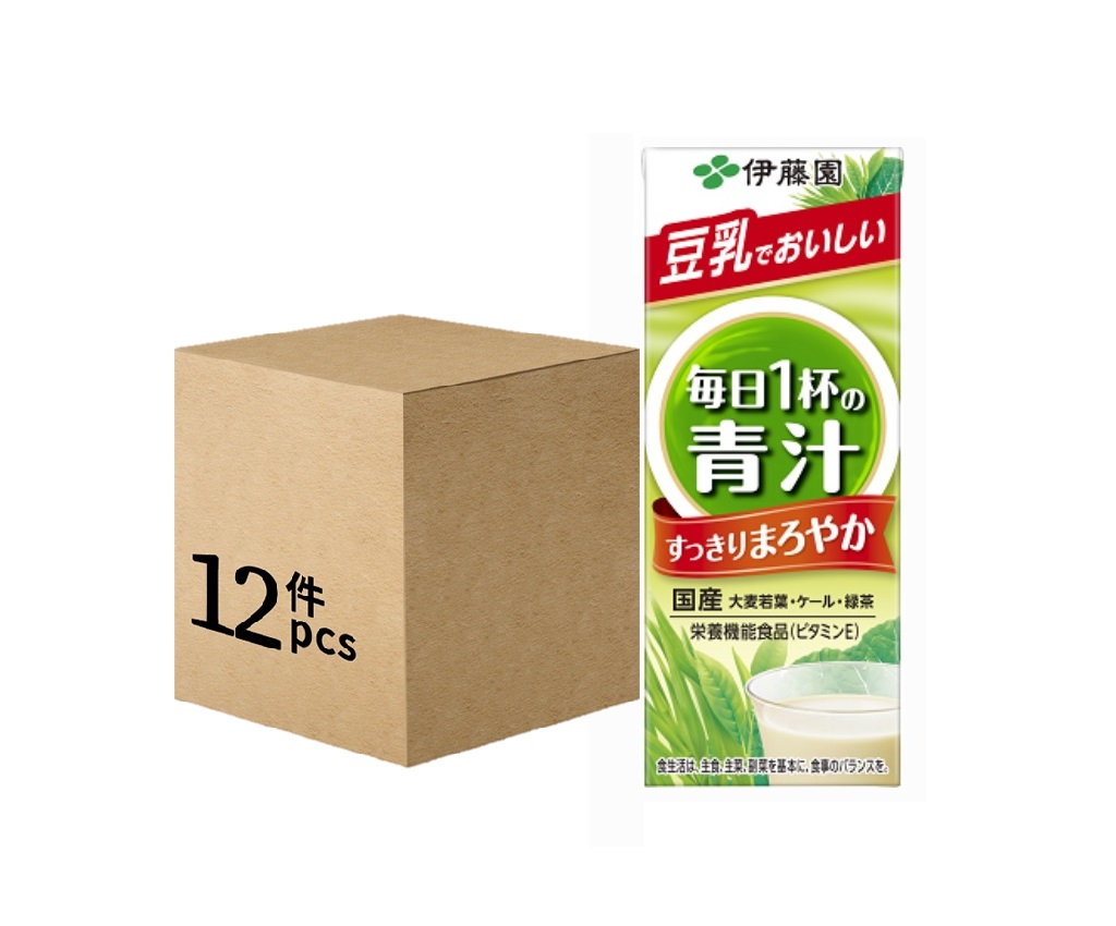 每日1杯青汁豆乳 200ml (12盒/箱)