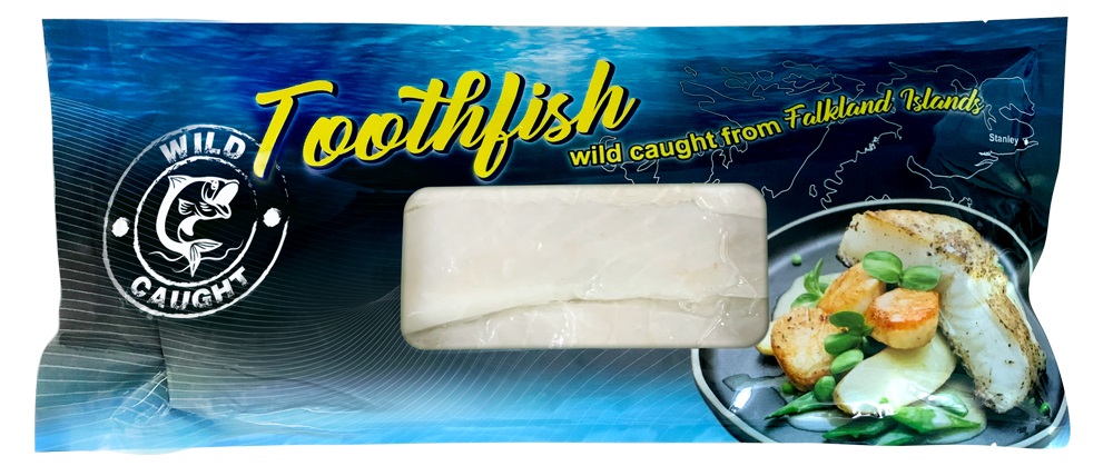 Frozen Toothfish (Skin On Fillet) 400g+