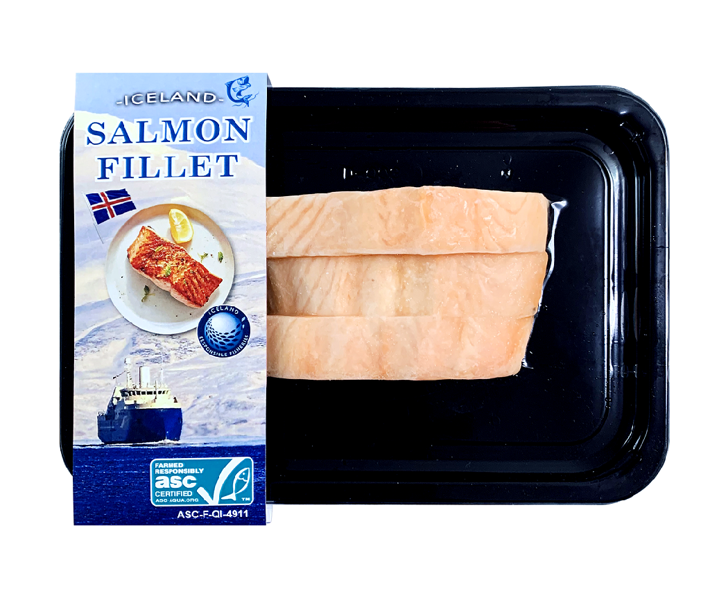 Iceland Frozen Salmon Fillet (Skin On) 250g