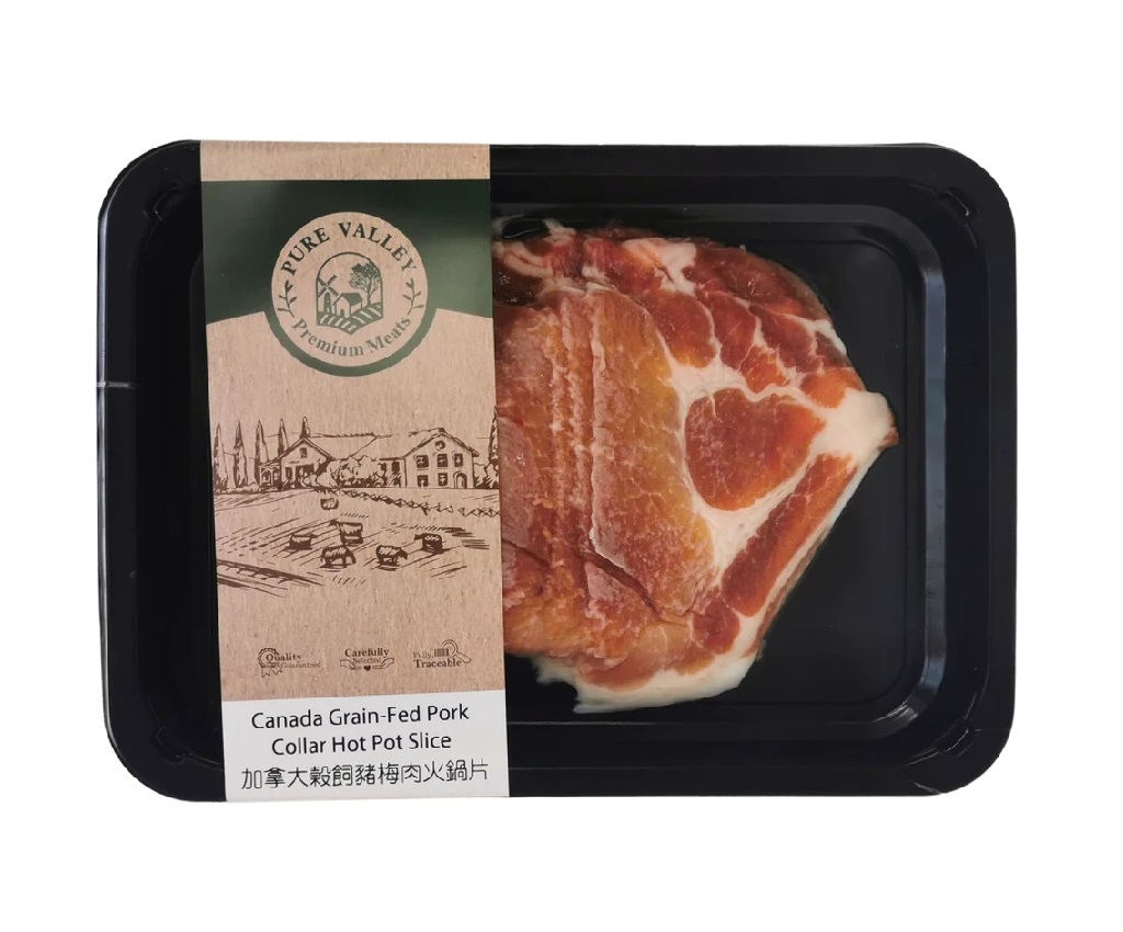 加拿大榖飼豬梅肉火鍋片 300g
