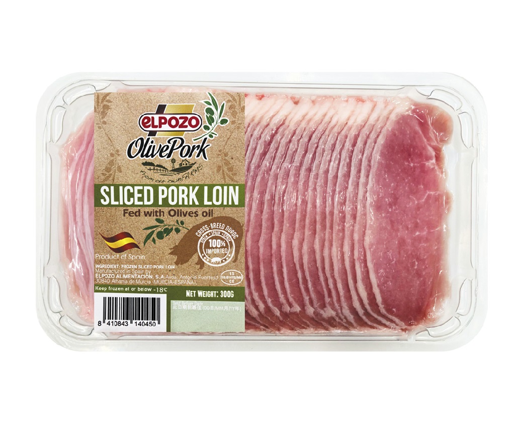 Spanish Olive Pork Sliced Pork Loin 300g