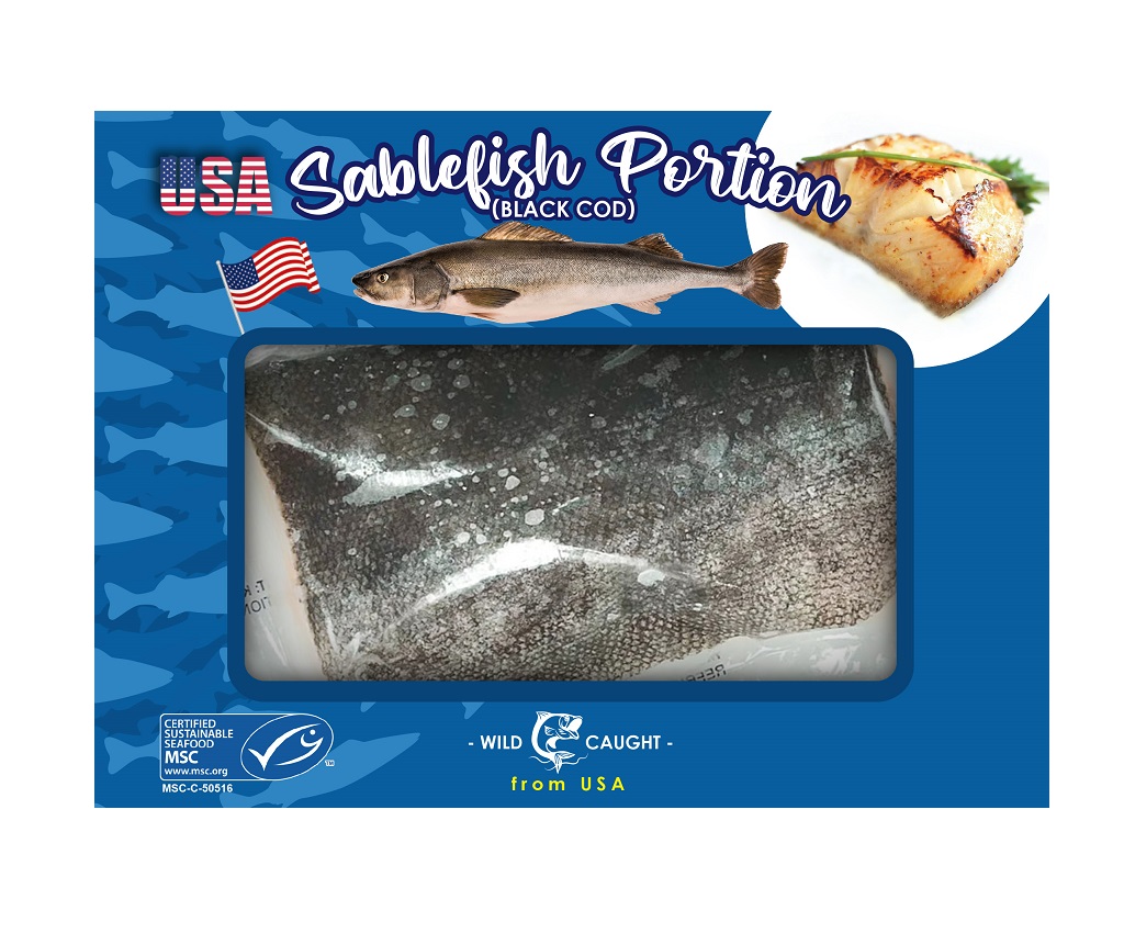 USA MSC Sablefish Portion - Black Cod (Wild-caught)