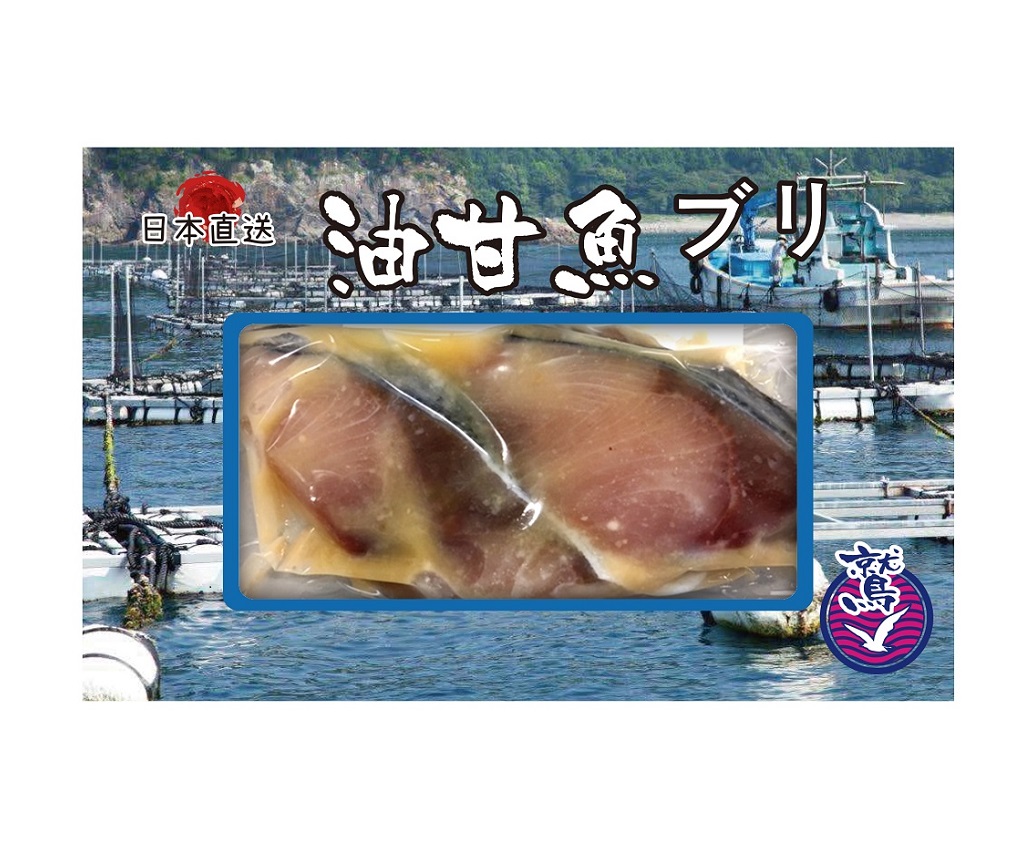 Frozen Yellowtail Fillet Cut (Seasoning with Ginger)