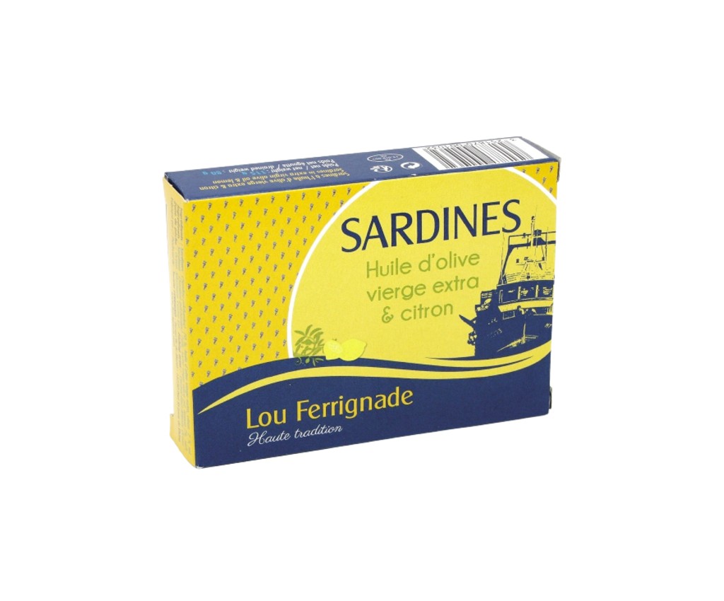 Sardines with Exta Virgin Olive Oil and Lemon 115g Tin