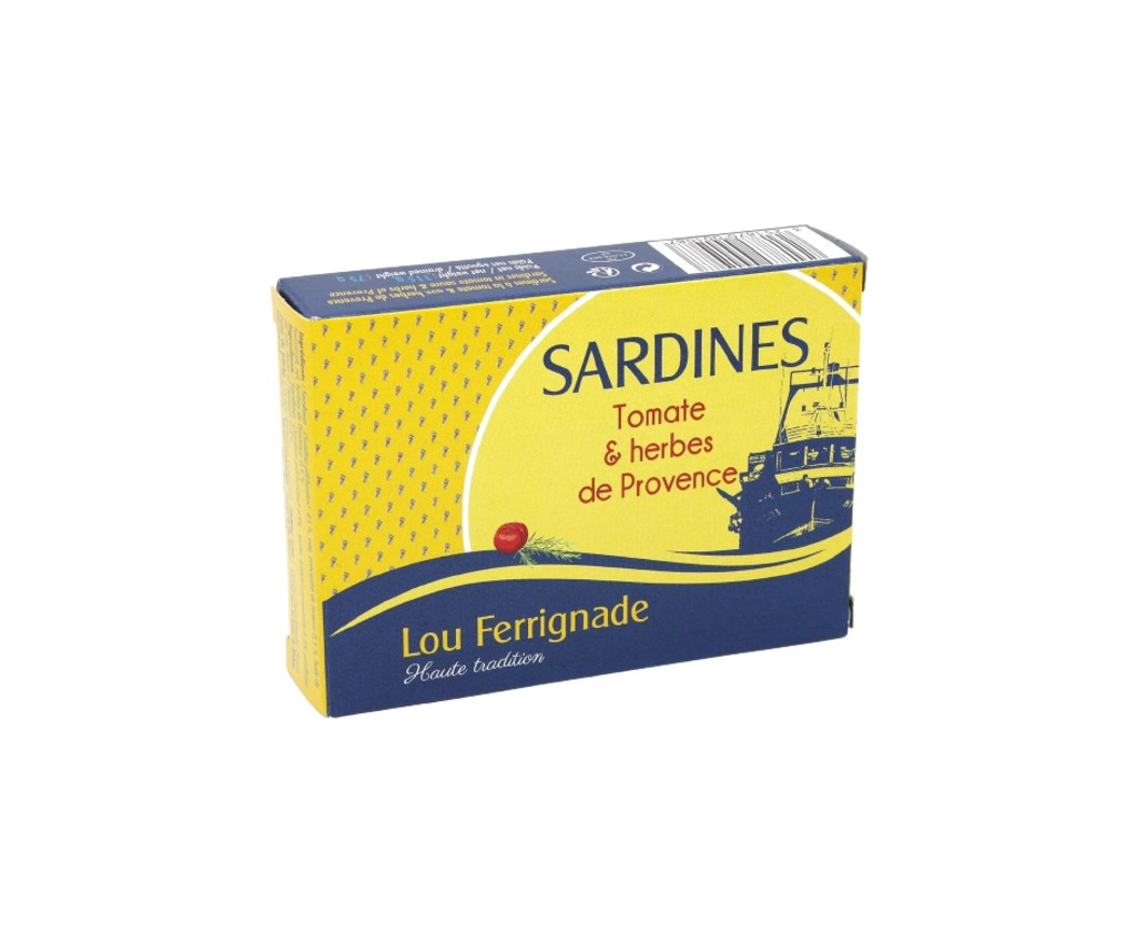 Sardines with Tomatoes and Herbs of Provence 115g Tin