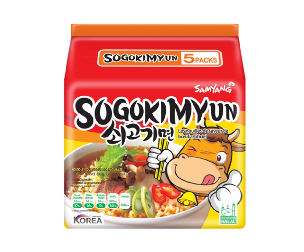 Beef Flavor Ramen (5packs) 600g