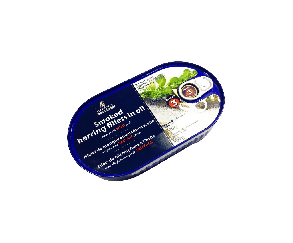 Smoked Herring Fillets in Oil 190g Tin