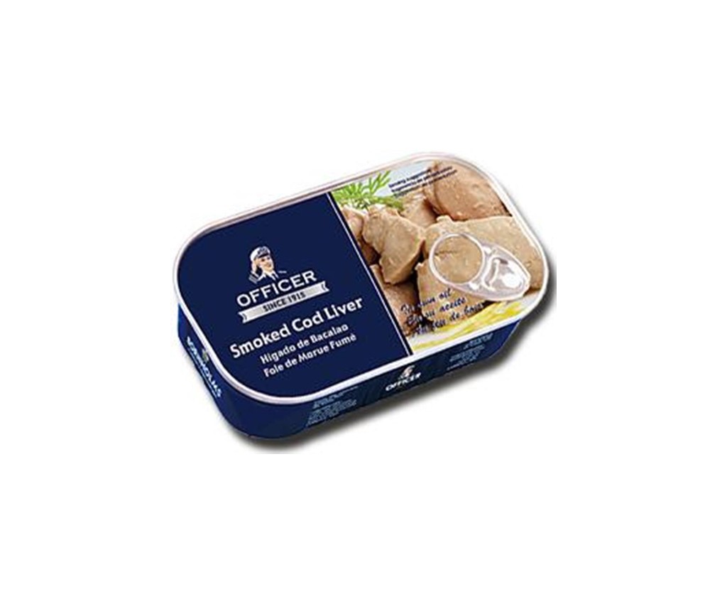 Smoked Cod Liver in Own Oil 120g Tin
