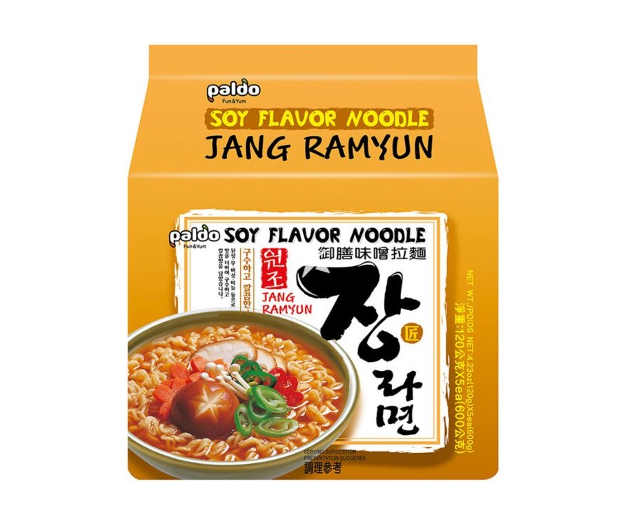 Jang Ramyun Noodle - Soy Flavor (5packs) 600g