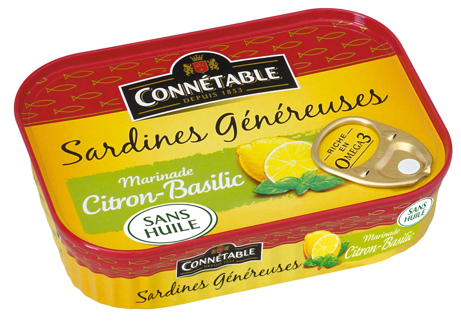 Sardines In Lemon And Basil Barinade 140g