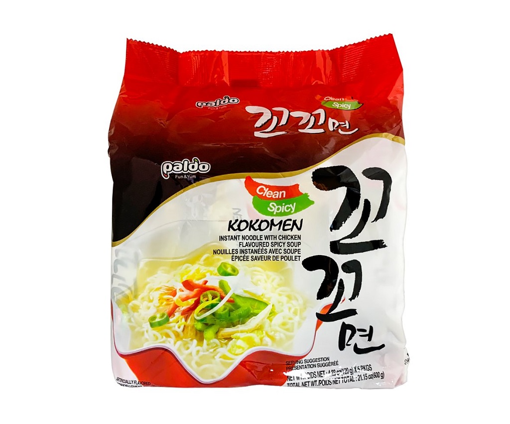 Kokomen - Chicken Flavor with Spicy Soup (5packs) 600g