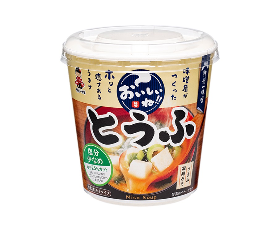 Oishinne Tofu Cup Miso (Low Salt) 20.2g