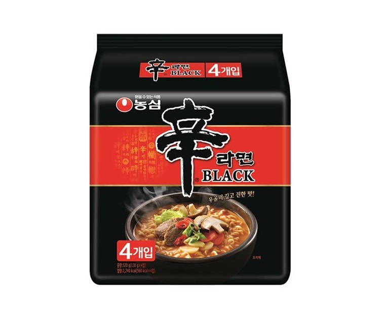 Shin Black Spicy Noodle (4packs) 520g