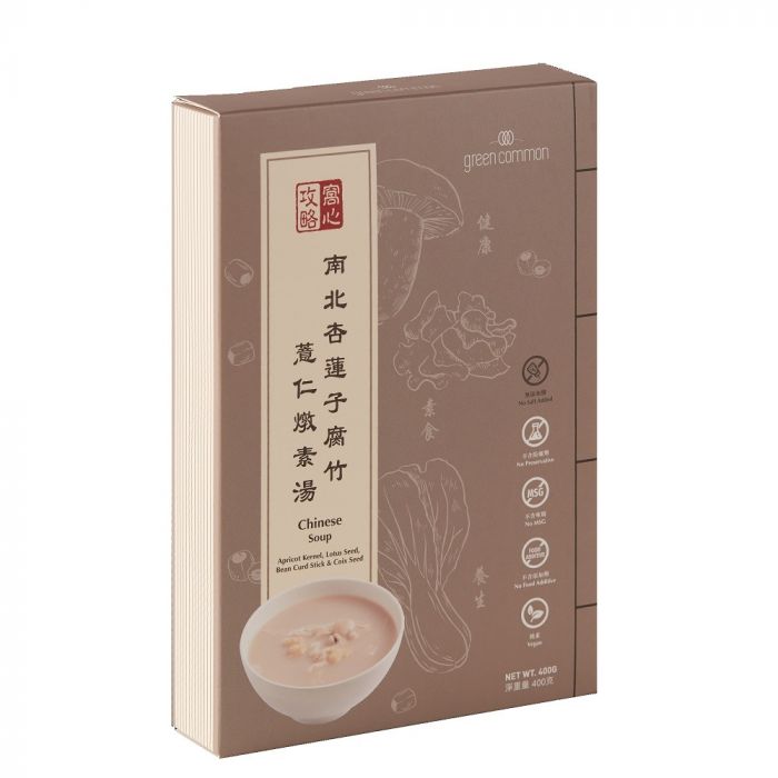 Apricot Kernel, Beancurd Stick, Coix Seed Soup 400g