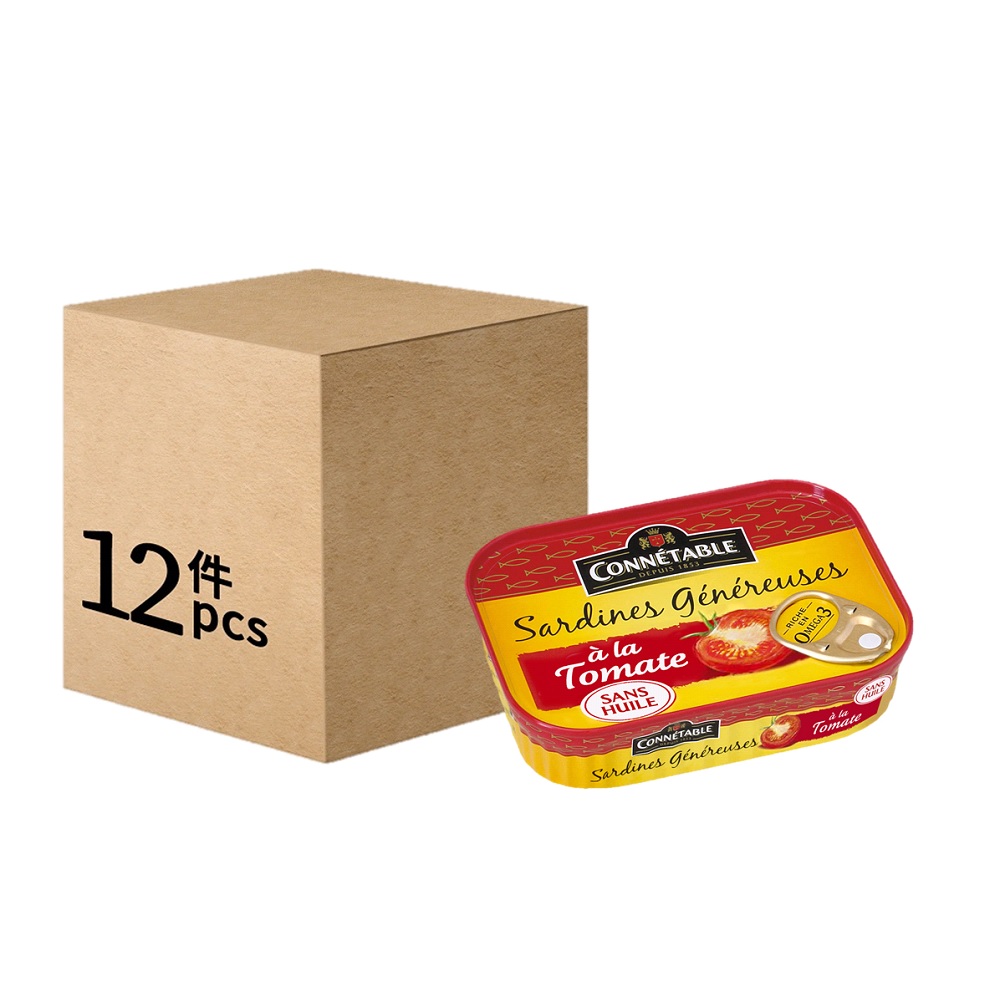 法國蕃茄醬沙甸魚 140g (12盒)