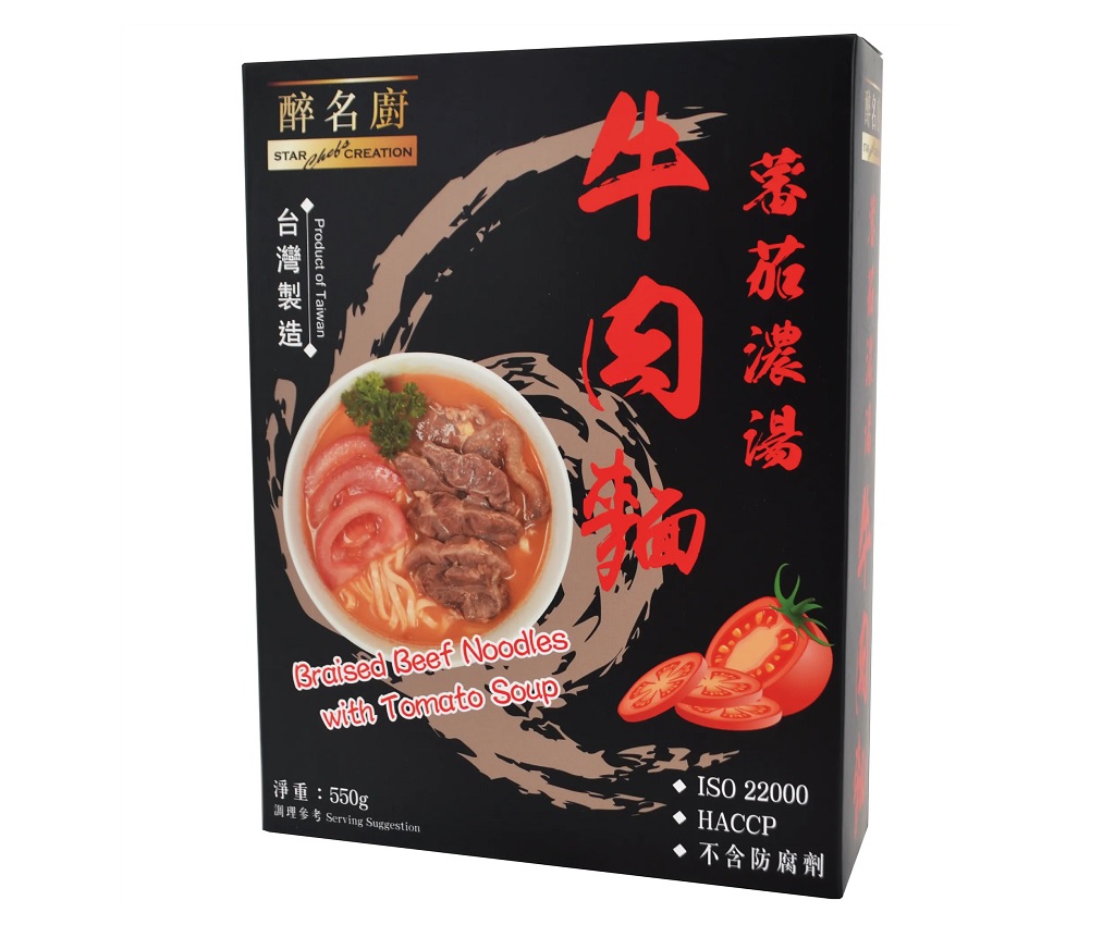 Braised Beef Noodles with Tomato Soup 550g