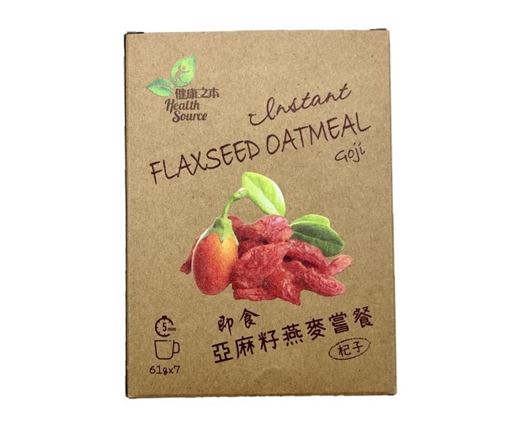 Instant Flaxseed Oatmeal (Goji) 61g x 7 bags