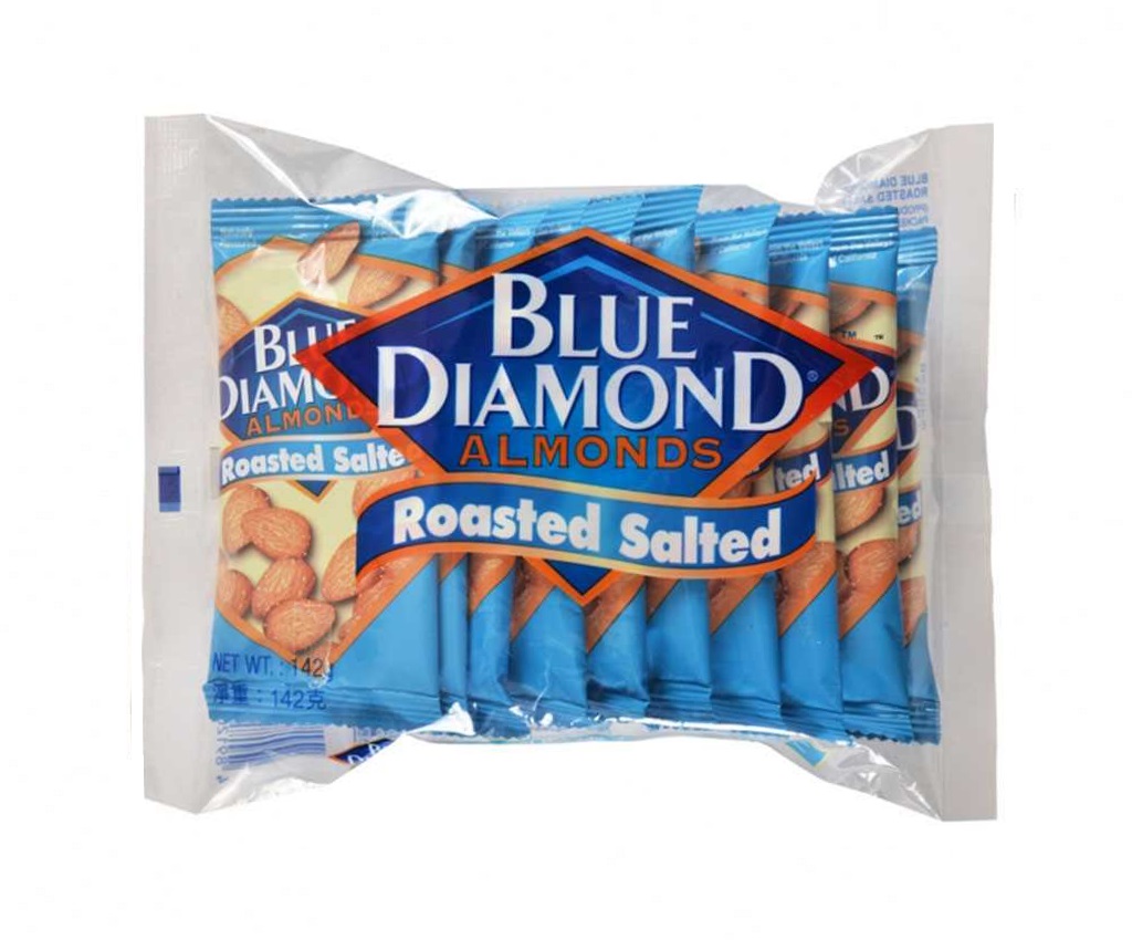 Roasted Salted Almonds (10 bags) 142g