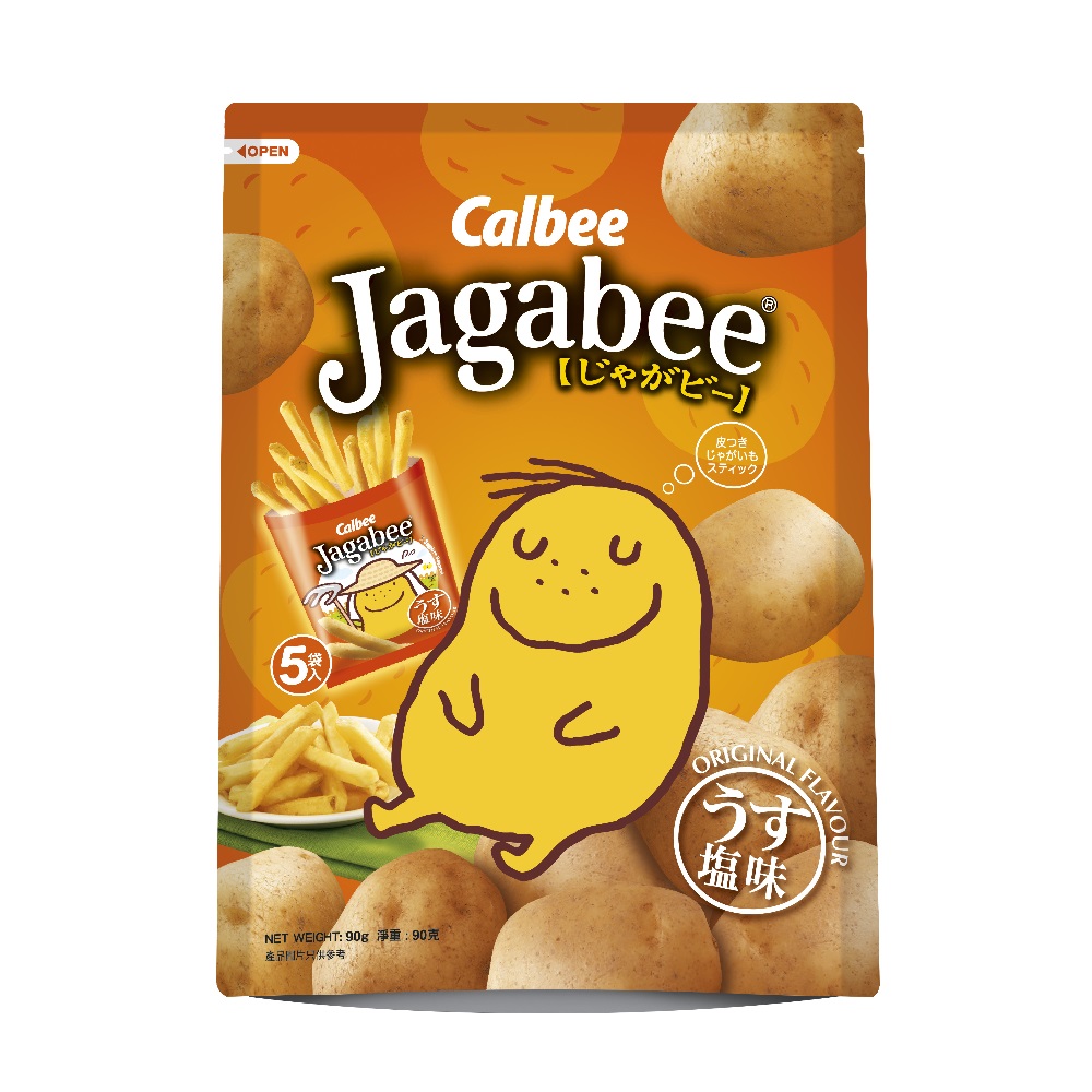 Jagabee Potato Sticks Original Pouch (5 bags) 90g