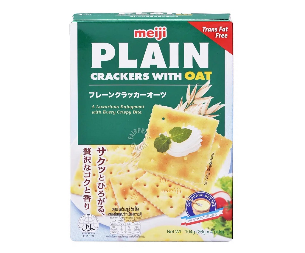 Plain Crackers with Oat 104g