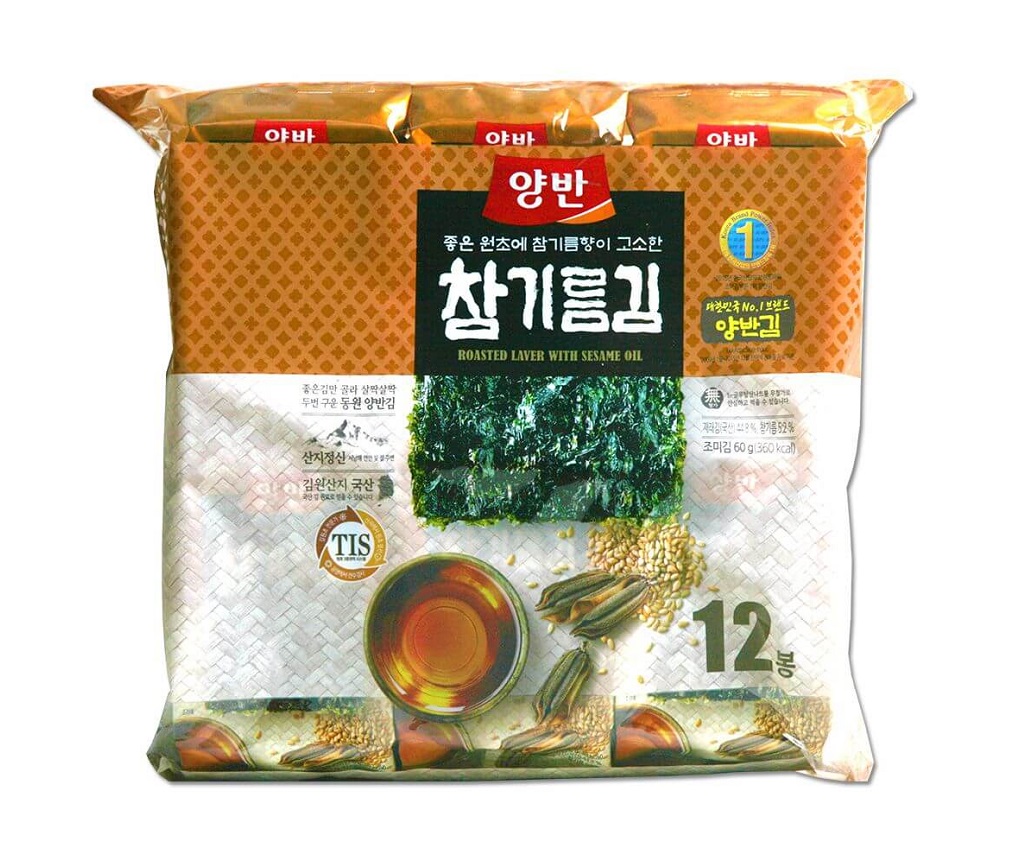 Yangban Laver - Sesame Oil 12pcs