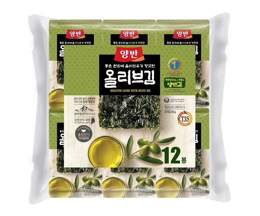 Yangban Laver - Olive Oil 12pcs
