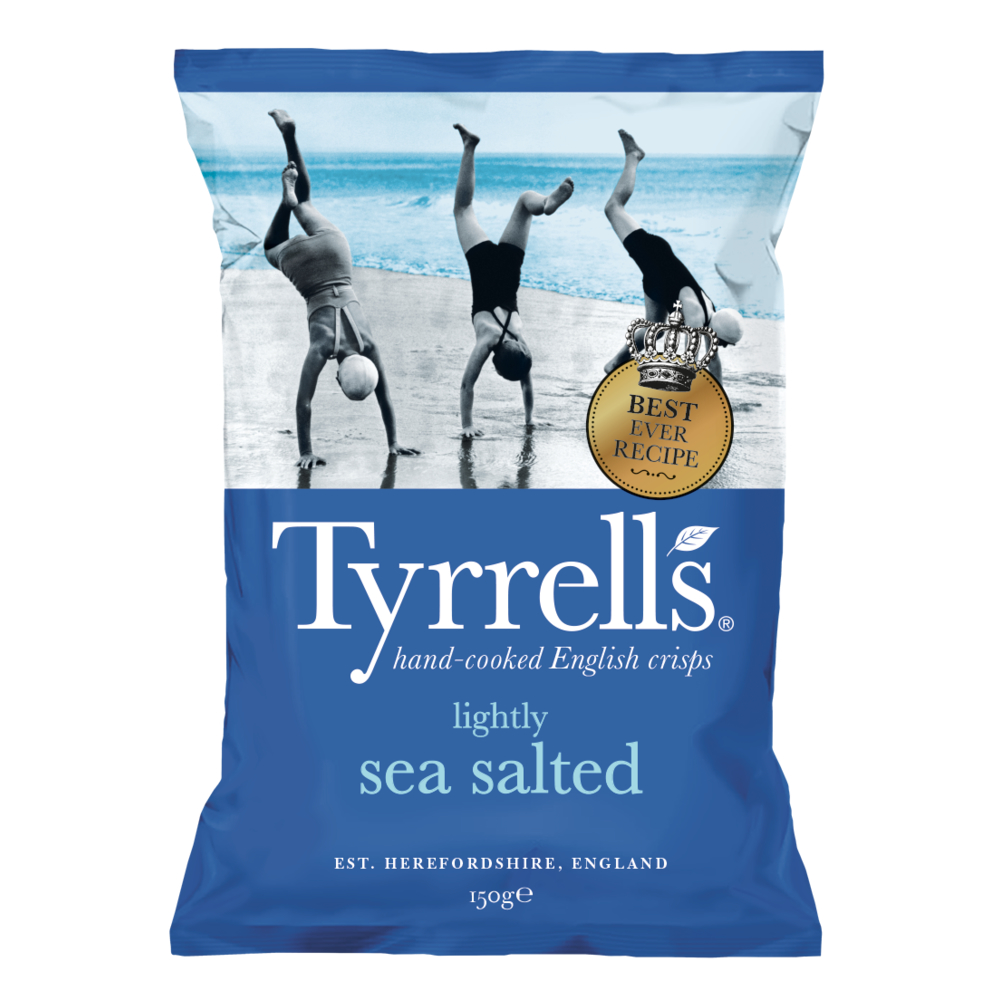 Lightly Sea Salt English Crisps 150g