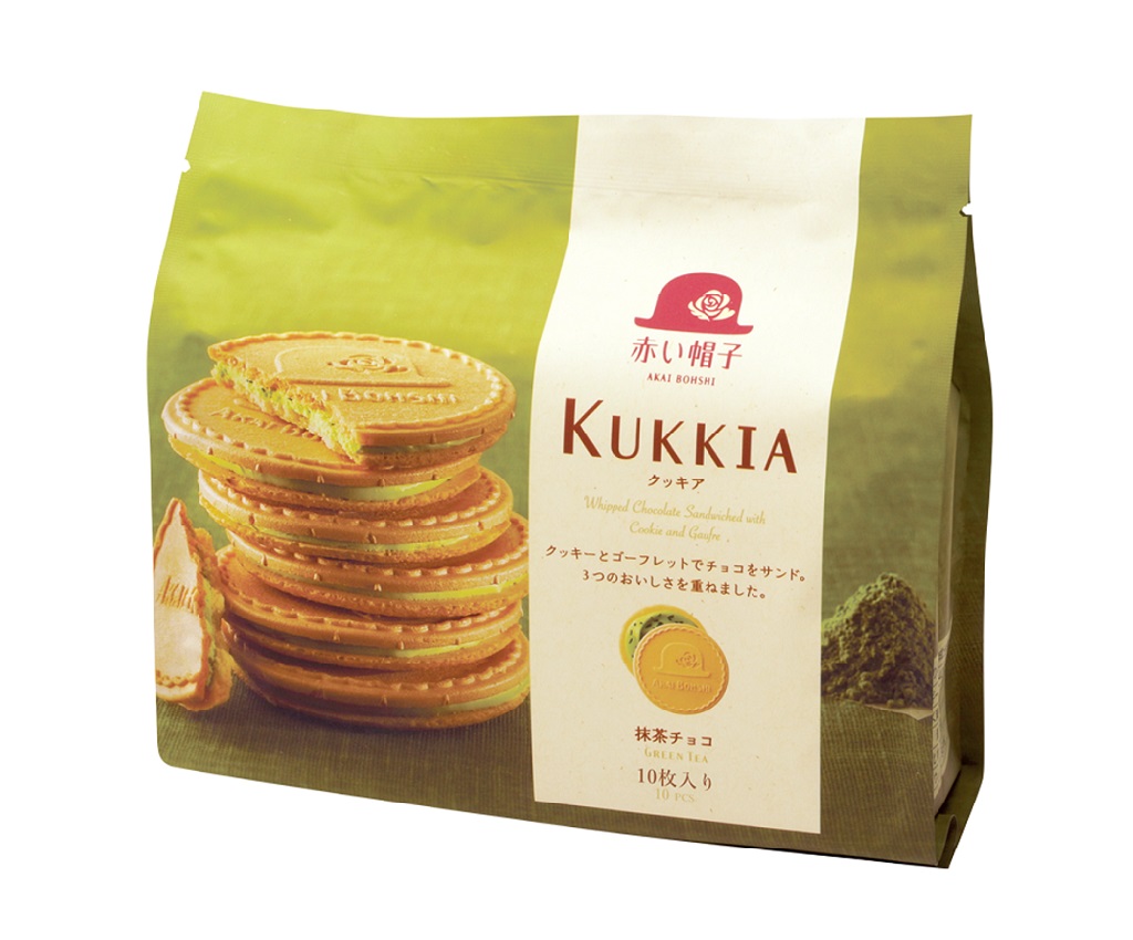 KUKKIA Chocolate Sand Cookie - Green Tea (10pcs) 78g