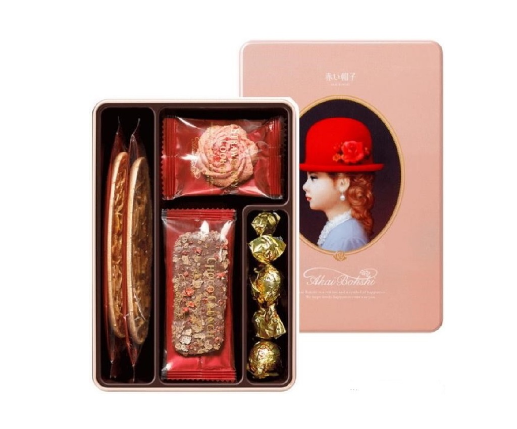 TIVOLINA Cookie Gift Box - Elegant Peach (12pcs) 67g