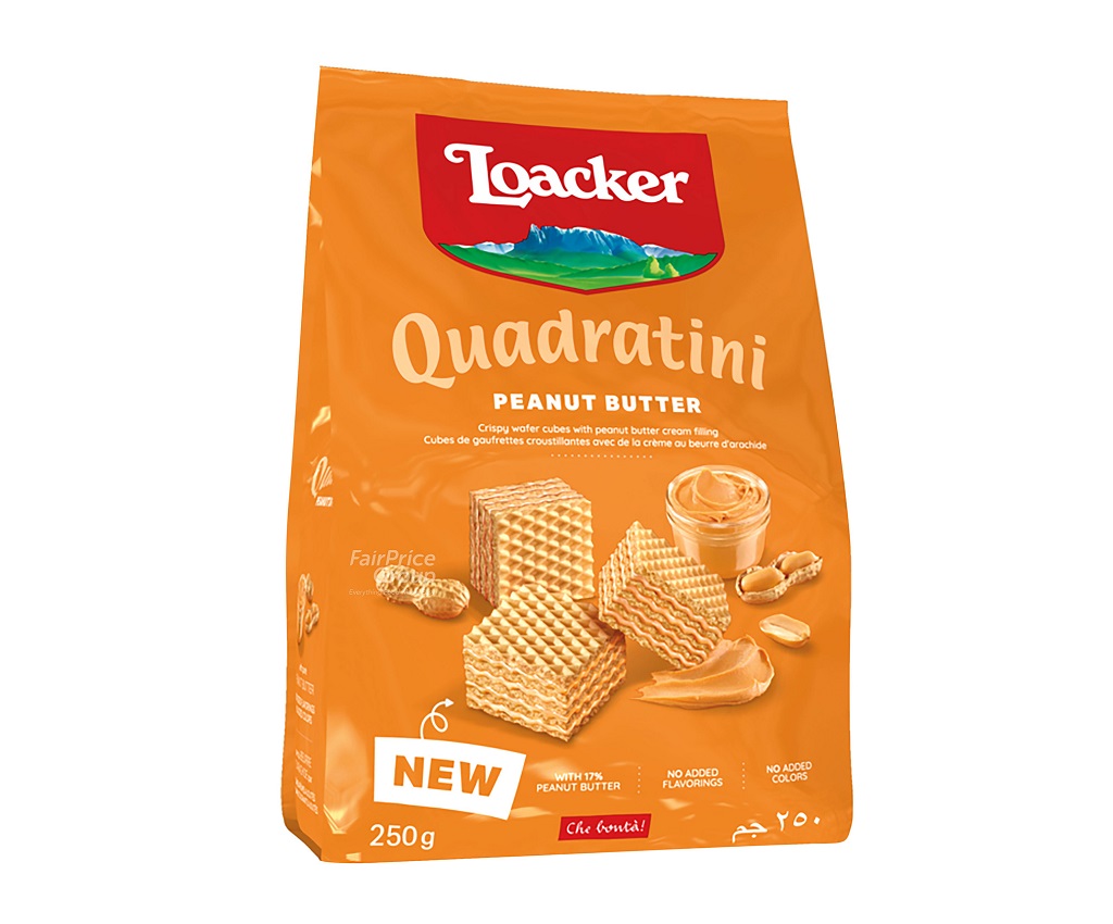 Quadratini (Peanut Butter) 250g