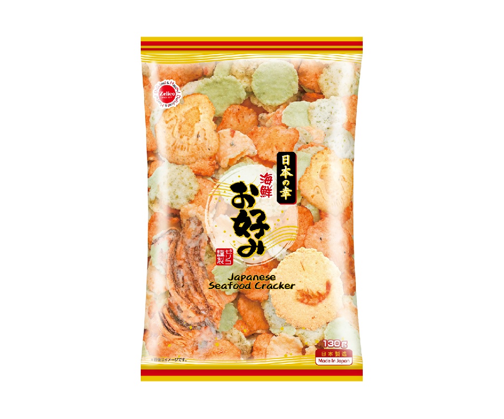 Japanese Okonomi Seafood Cracker 130g