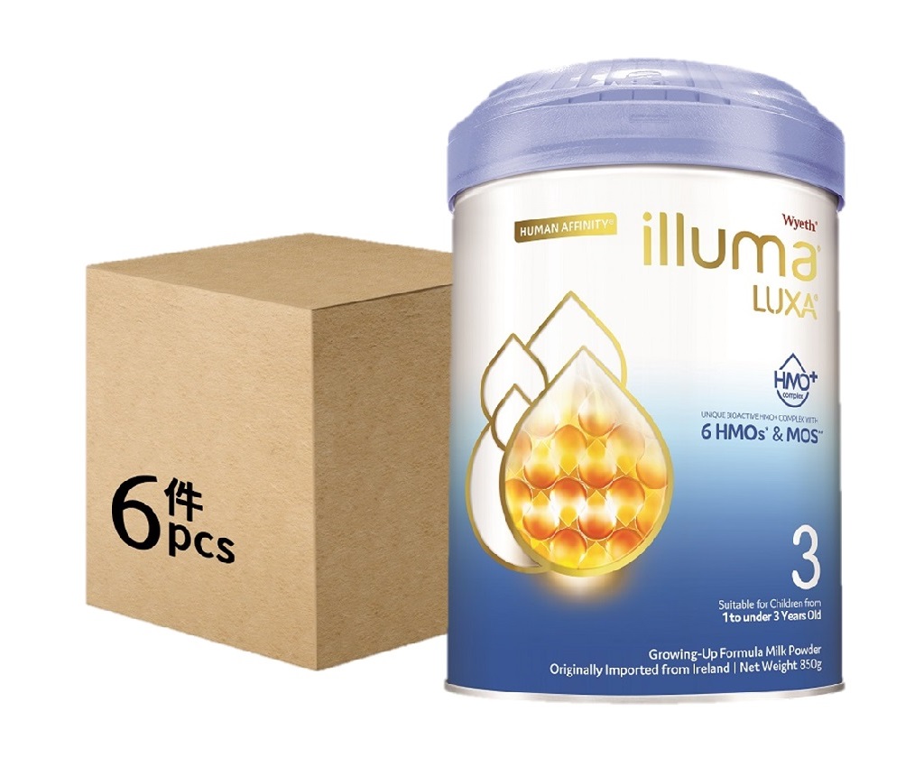 ILLUMA LUXA Stage 3 Growing-Up Formula Milk Powder 850g (6 cans)