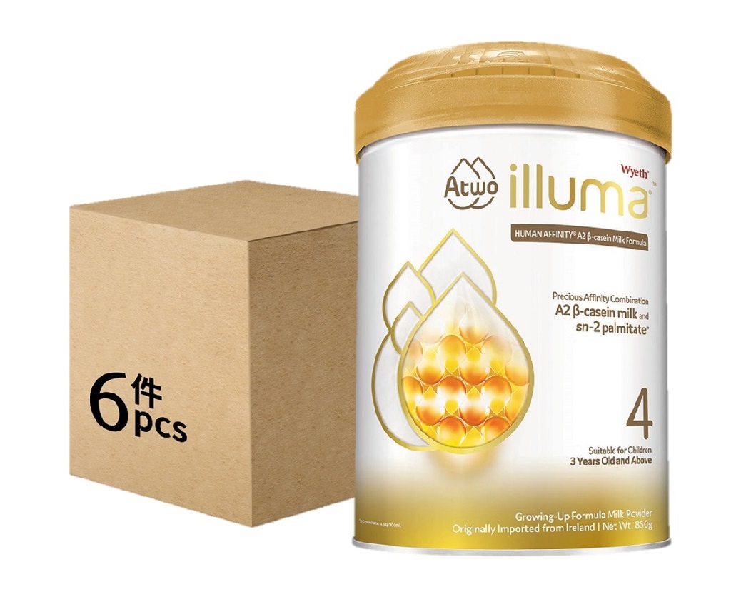 ILLUMA ATWO Stage 4 學兒成長配方奶粉 850g (6罐)