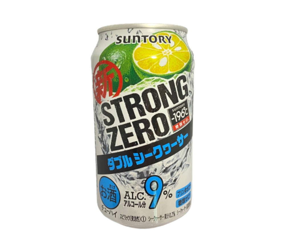 Strong Zero -196˚C Double Flat Lemon 350ml Alc.9%