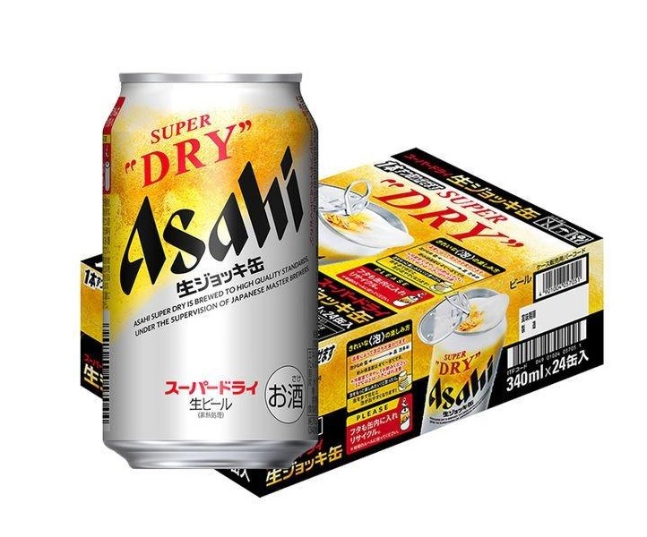 Super Dry 拉蓋生啤 340ml x 24罐