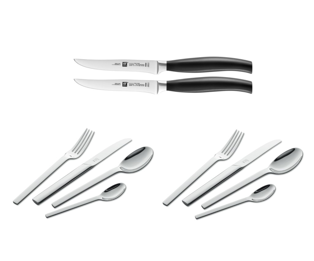 Five Star Steak Knife &amp; Personal Flatware Set