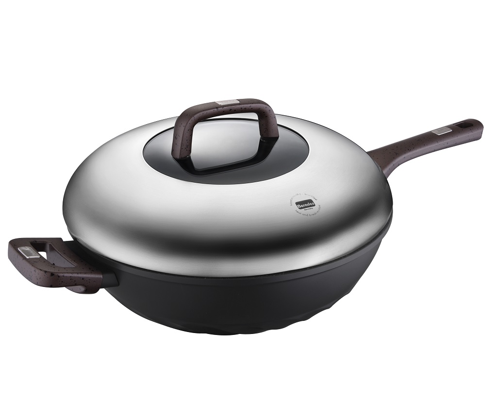 Tornado Wok with Lid  32cm