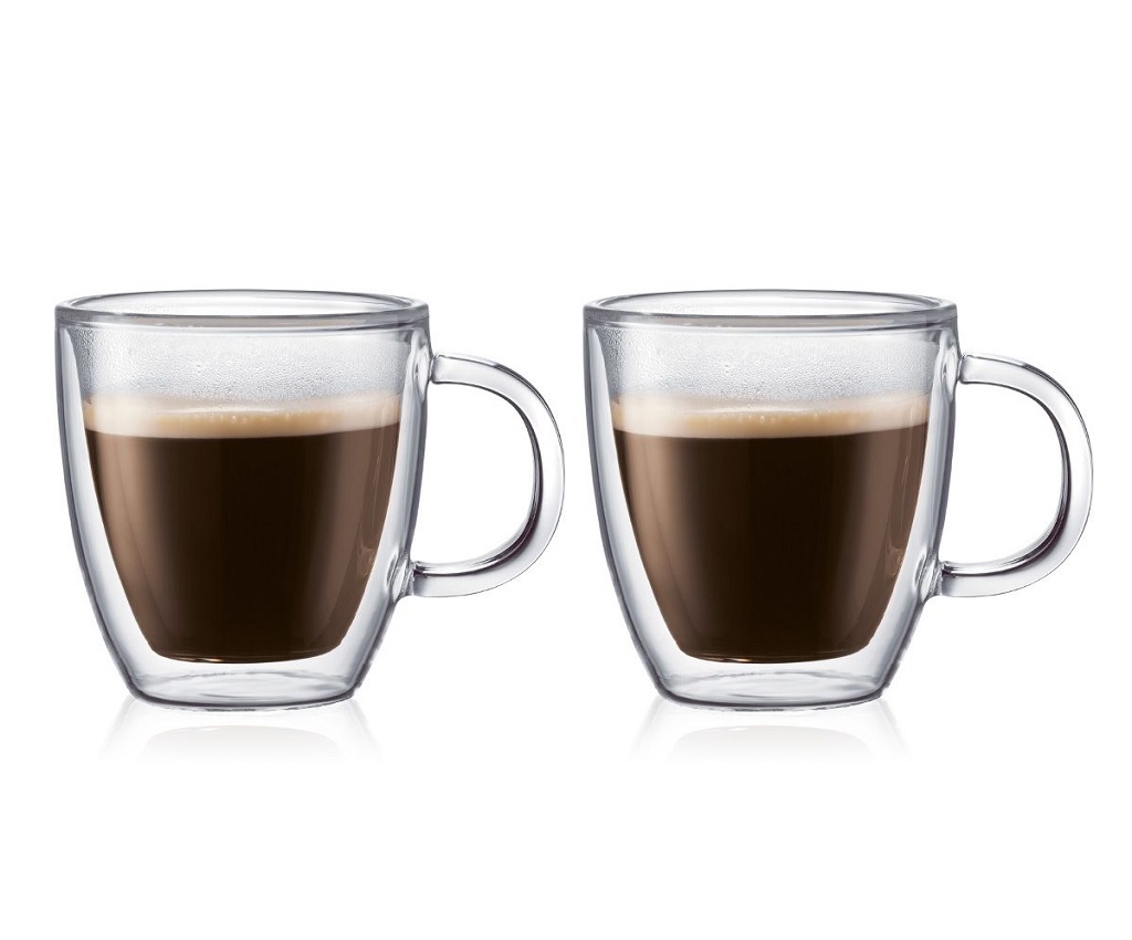 BISTRO Double Wall Cup - Espresso (2pcs) (10602-10)