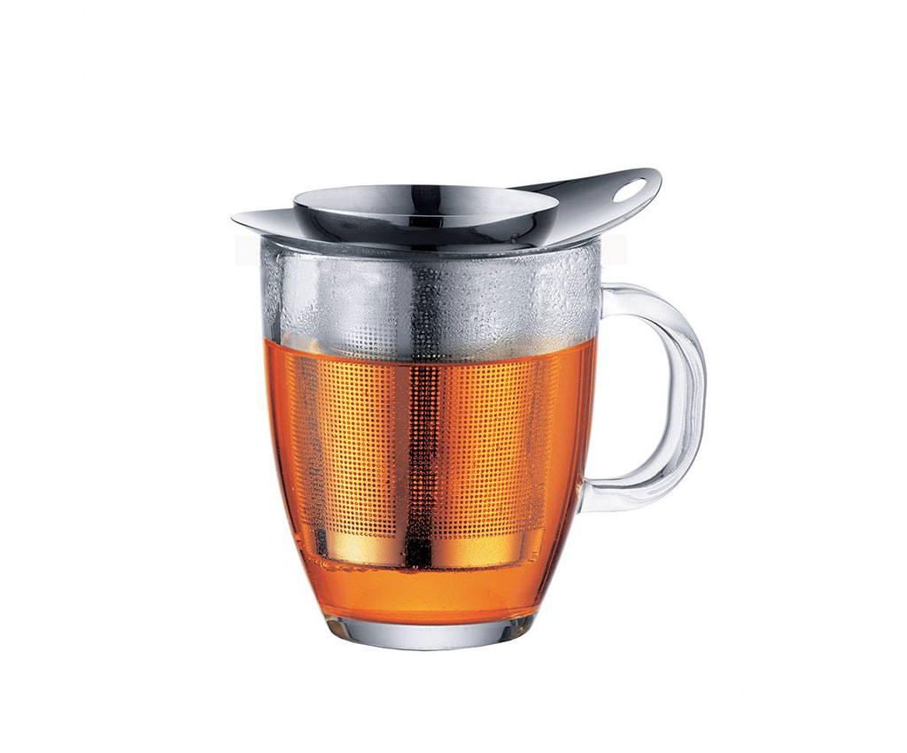 YO-YO Glass Mug and Tea Strainer Set (S/S Filter)
