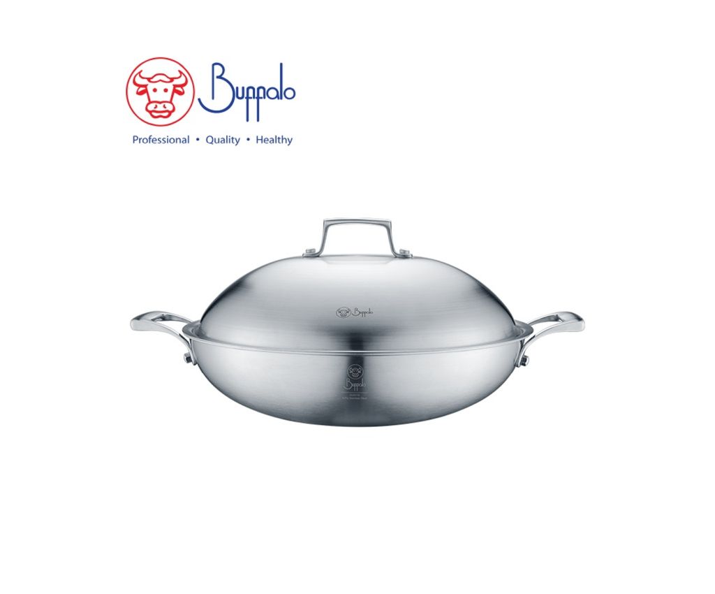 牛頭牌CLASSY COOK I 36CM 316不銹鋼五層雙耳平底鑊套裝