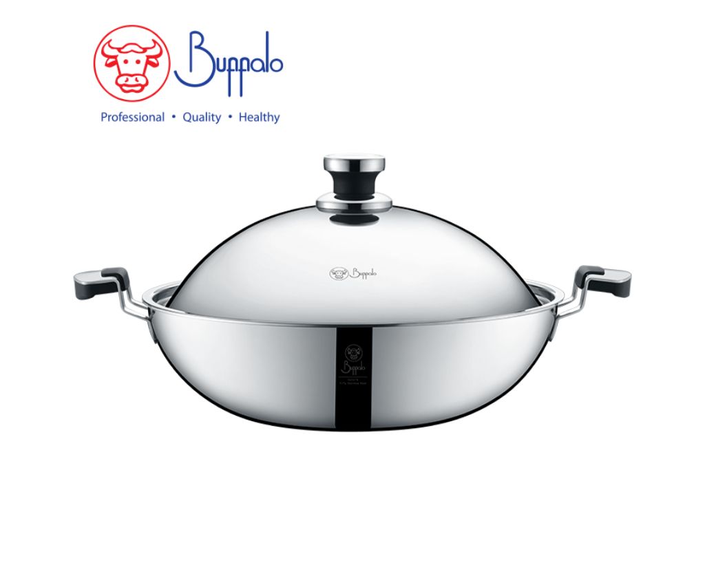 牛頭牌ELITE COOK I 316不銹鋼 36CM雙耳五層平底鑊廚具套裝