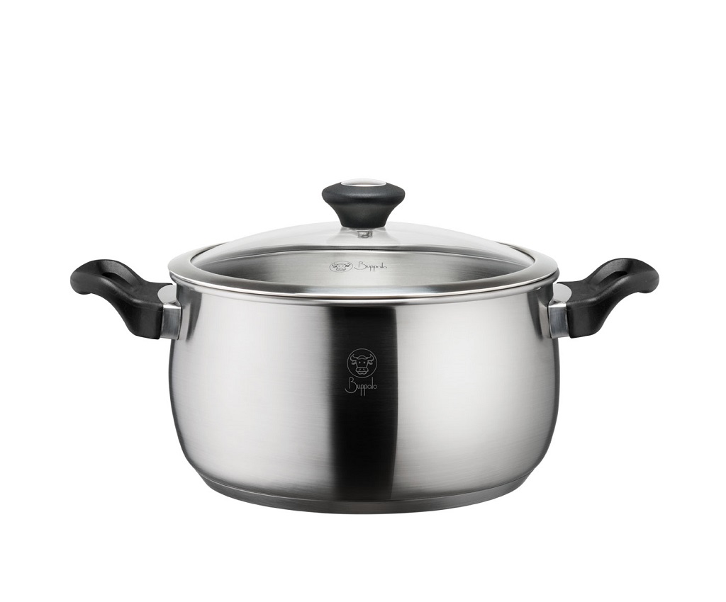 Precious 3.85L S/ST Capsulated Bottom Stockpot with Glass Lid (33620S)