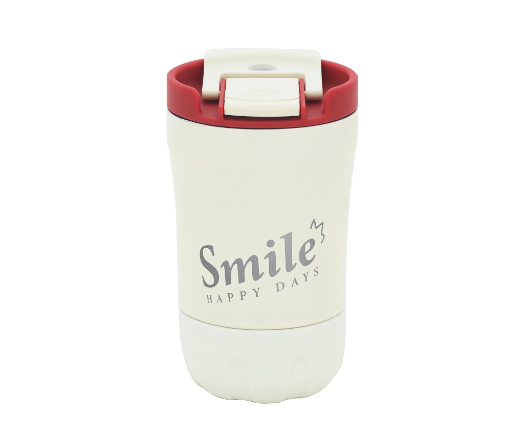 Stainless Steel Vacuum Ceramic Coated Two-Way Coffee Mug