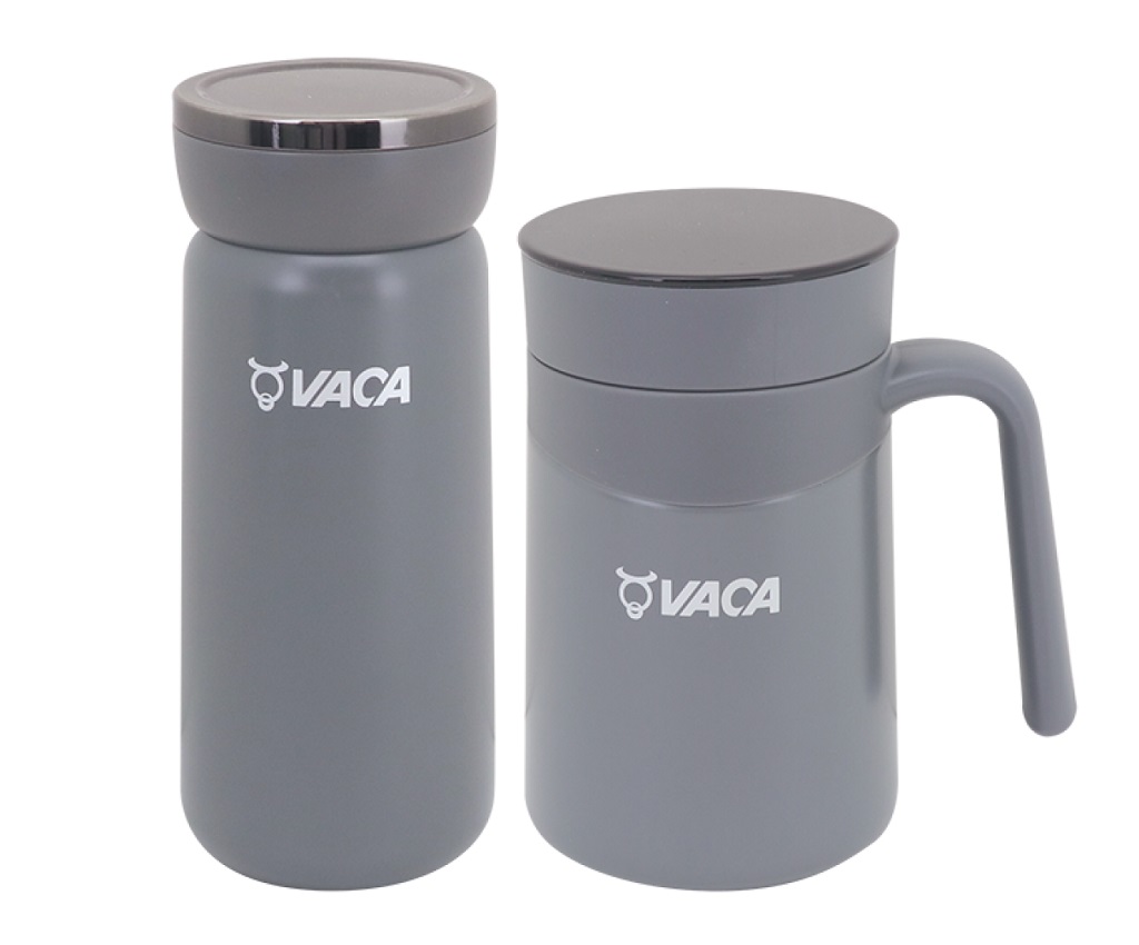 Stainless Steel Vacuum Mug Gift Set - Grey (VSS206GY)