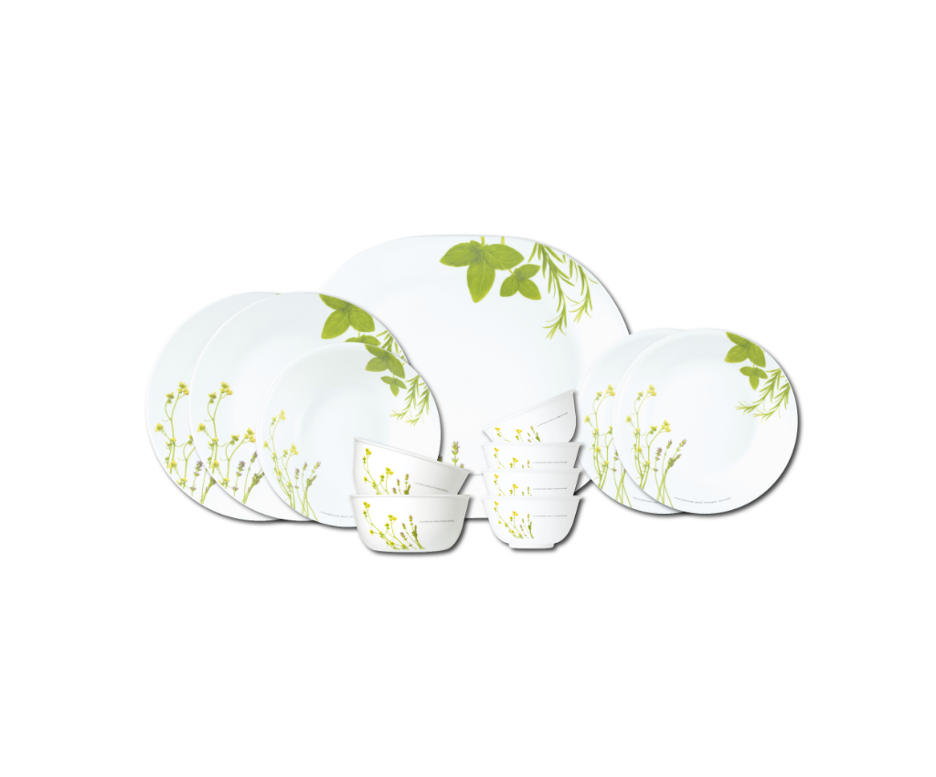 餐具套裝6件 - 優雅淡藍