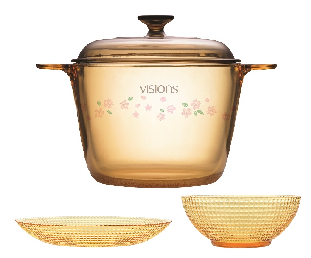 VISIONS Covered Cookpot 3.5L - Sakura