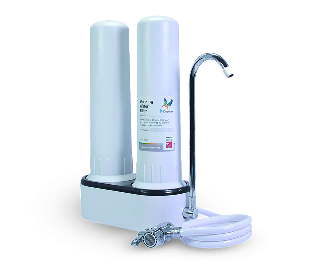 CounterTop Filter (D-CP203) + Filter Candle (BTU 2501) + Fluoride Reduction (FRC 9B04)