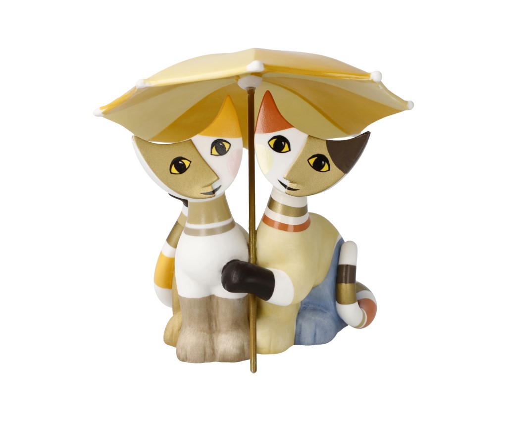 Amici Sotto I&#39;ombrello - 瓷像12cm Rosina Wachtmeister